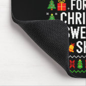 This Is My It's Too Hot For Ugly Christmas Sweater Mousepad (Ecke)