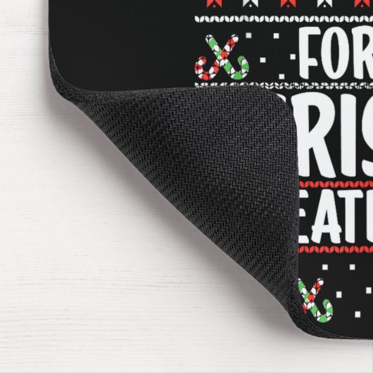 This Is My It's Too Hot For Ugly Christmas Sweater Mousepad (Ecke)