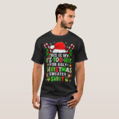 This Is My It's Too Hot For Ugly Christmas Sweater T-Shirt (Vorne ganz)