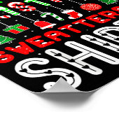 This Is My Its Too Hot For Ugly Christmas Sweaters Poster (Ecke)