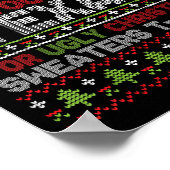 This Is My It's Too Hot In Texas For Ugly Christma Poster (Ecke)