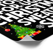 This Is My It's Too Hot Ugly Xmas Sweaters Funny C Poster (Ecke)