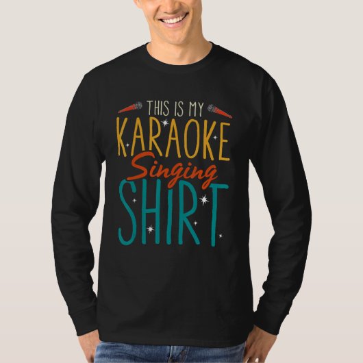 This Is My Karaoke Singing Karaoke Singer T-Shirt (Vorderseite)