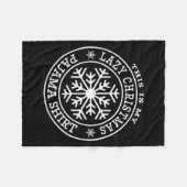 This Is My Lazy Christmas Pajama Shirt December Sn Fleecedecke (Vorderseite (Horizontal))