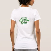 This Is My Lucky Shirt Funny St. Patrick's Day Ret (Rückseite)