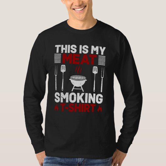 This Is My Meat Smoking Barbeque T-Shirt (Vorderseite)