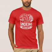 This is my meat smoking shirt white text design (Vorderseite)