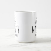 ‘This is my Naughty Mug of Joy' Customizable Fun  Kaffeetasse (Mittel)