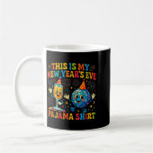 This Is My New Year’s Eve Pajama Funny Retro Gift  Kaffeetasse (Links)