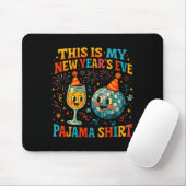 This Is My New Year’s Eve Pajama Funny Retro Gift Mousepad (Mit Mouse)