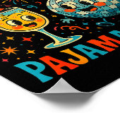 This Is My New Year’s Eve Pajama Funny Retro Gift  Poster (Ecke)