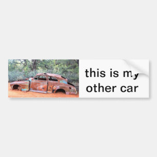 This is my other car bumper sticker autoaufkleber