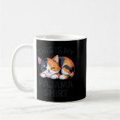 This Is My Pajama Funny Calico Cat Kaffeetasse (Links)