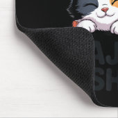 This Is My Pajama Funny Calico Cat  Mousepad (Ecke)
