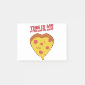 This is My Pizza Making Shirt Heart Post-it Klebezettel (Vorderseite)