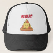 This is My Pizza Making Shirt Heart Truckerkappe (Vorderseite)