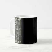 This Is My Pride Flag Gun Camouflage Usa American  Kaffeetasse (Vorderseite Links)