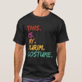This is my Purim Costume funny T-Shirt (Vorderseite)