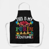 This Is My Purim Costume Jewish Happy Purim Schürze (Vorderseite)