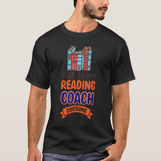 This Is My Reading Coach Costume T-Shirt (Vorderseite)