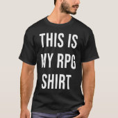 This is My RPG Dungeons DM Master D20 Dragons T-Shirt (Vorderseite)