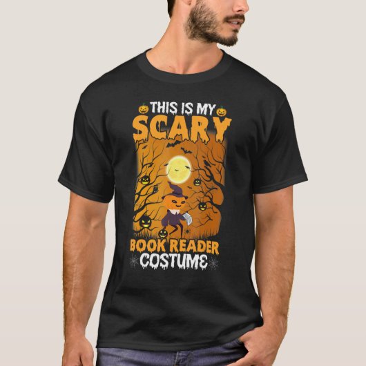 This Is My Scary Book Reader Costume T-Shirt (Vorderseite)