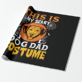This is My Scary Dog Dad Costume Geschenkpapier (Ungerollt)