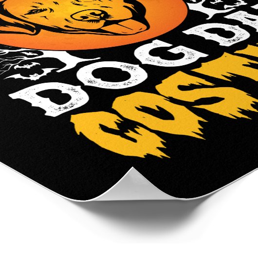 This is My Scary Dog Dad Costume Poster (Ecke)