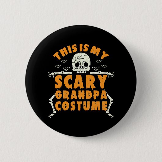 This Is My Scary Grandpa Anzug Button (Vorderseite)