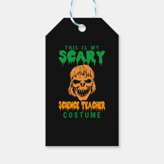 This Is My Scary Science Teacher Kostüm Halloween Geschenkanhänger (Vorderseite)