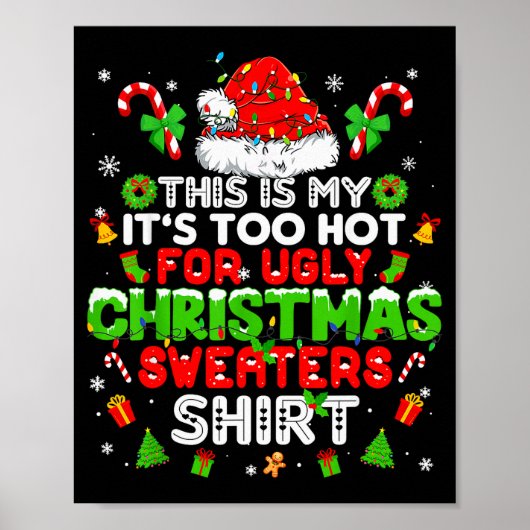 This Is My Shirt Family Matching Tee Pjs Christmas Poster (Vorne)