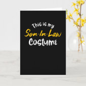 This is my Son in Law Kostüm Karte (Gelbe Blume)