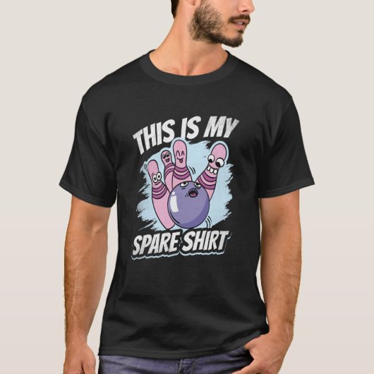 This is My Spare  Bowling Excuses Saying T-Shirt (Vorderseite)
