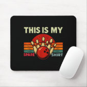 This Is My Spare Bowling Funny Bowler Men Women Ki Mousepad (Mit Mouse)