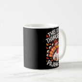 This Is My Thanksgiving Pajama Shirt Pjs Adult Kid Kaffeetasse (VorderseiteRechts)