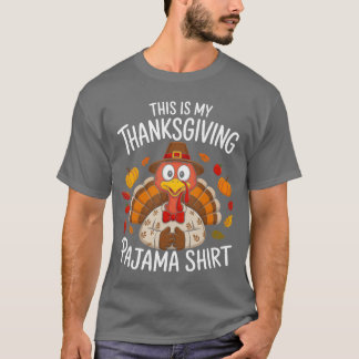 This is My Thanksgiving Pajama T-Shirt
