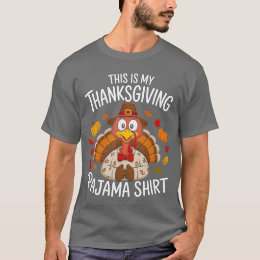 This is My Thanksgiving Pajama T-Shirt (Vorderseite)