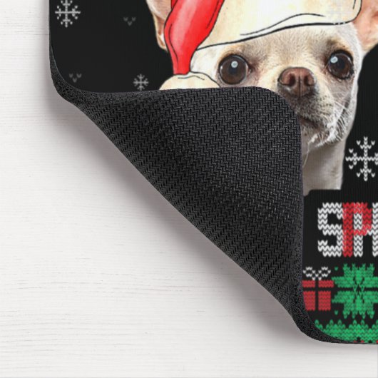 This Is My Ugly Xmas Pajama Chihuahua Dog T Shirt Mousepad (Ecke)