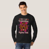 This Is My Valentine Pajama Shirt Dachshund Lovers (Vorne ganz)