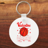 This Is My Valentines Basketball Pajama For Kids B Schlüsselanhänger (Vorderseite)