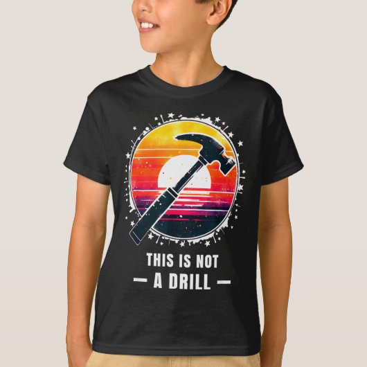 This Is Not A Drill Cringe S Meme Gag For Men  T-Shirt (Vorderseite)