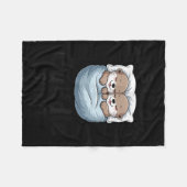 This Is Our Cuddle Shirt Adorable Otters Fleecedecke (Vorderseite (Horizontal))