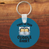 This Is Our Cuddle Shirt Cute Bumble Bee Couple Schlüsselanhänger (Vorderseite)