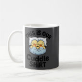 This Is Our Cuddle Shirt Cute Romantic Duck Couple Kaffeetasse (Links)
