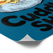 This Is Our Cuddle Shirt Cute Romantic Duck Couple Poster (Ecke)