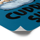 This Is Our Cuddle Shirt Cute Teddy Bear Couple Poster (Ecke)