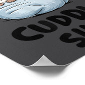 This Is Our Cuddle Shirt Otter Couple Cute Poster (Ecke)