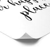 This Is Our Happy Place Custom Wall Art poster  (Ecke)