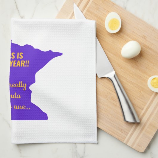 This Is Our Year MN Minnesota State Pride Geschirrtuch (Viertel Falte)