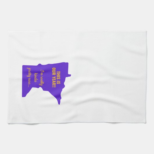 This Is Our Year MN Minnesota State Pride Geschirrtuch (Horizontal)